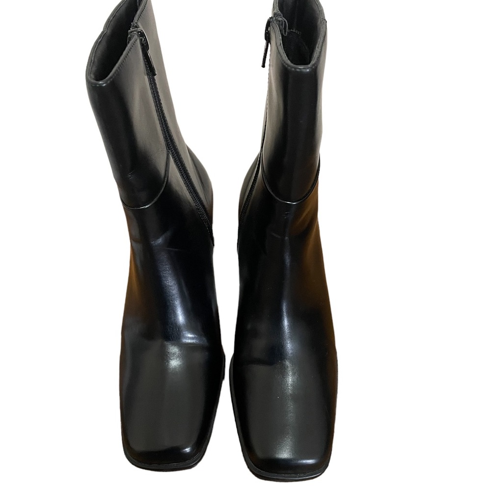 Brand New White Stag Black Chunky Bootie 2.5 Inch Heel & 7 inch Shaft Length.